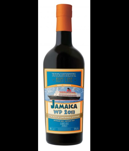 Fles Transcontinental Rum Jamaica 2013, rum, op voorraad bij slijterij t Bockje in Bathmen