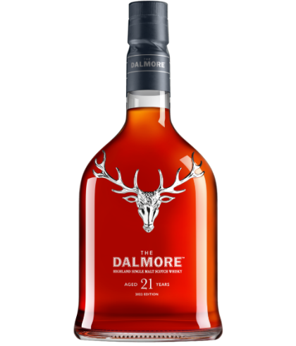 Fles The Dalmore 21 Years Old, single malt whisky, op voorraad bij slijterij t Bockje in Bathmen