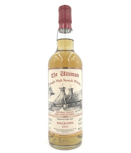 Fles The Ultimate Ballechin 2011 10 Years Old, single malt whisky, op voorraad bij slijterij t Bockje in Bathmen