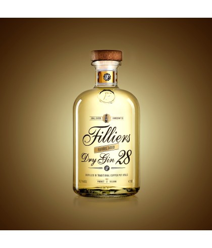 Filliers Dry Gin 28 Barrel Aged, gin bij t Bockje in Bathmen