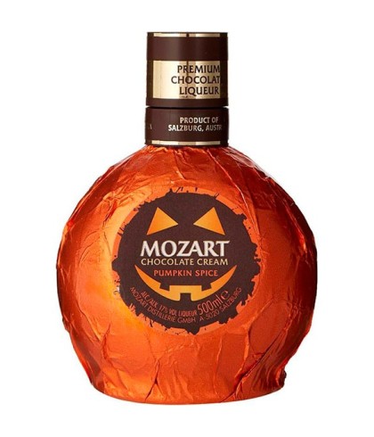 Mozart Pumpkin Spice Chocolate Cream, bij slijterij t Bockje in Bathmen