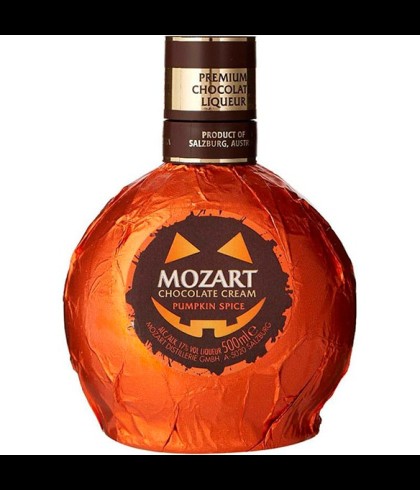 Mozart Pumpkin Spice Chocolate Cream, bij slijterij t Bockje in Bathmen