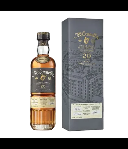 Fles McConnell’s Old Cromac Collection 20 Years Old #7676, whisky, op voorraad bij slijterij t Bockje in Bathmen