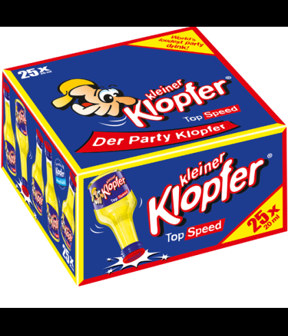 Kleiner Klopfer Top Speed Mix 25-pack, op voorraad bij slijterij t Bockje in Bathmen