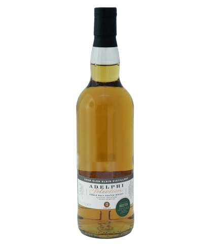Fles Adelphi Glen Elgin 13 Years Old 2011, single malt whisky, op voorraad bij slijterij t Bockje in Bathmen