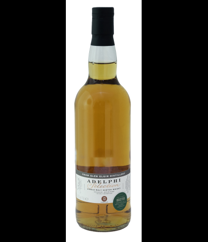 Fles Adelphi Glen Elgin 13 Years Old 2011, single malt whisky, op voorraad bij slijterij t Bockje in Bathmen