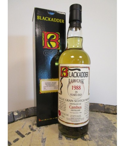 Fles Blackadder Cambus 29 Years Old, single malt whisky, op voorraad bij slijterij t Bockje in Bathmen