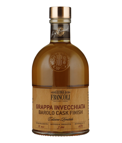 Grappa Francoli Grappa Barolo Cask Finish van Francoli, bij slijterij ’t Bockje in Bathmen