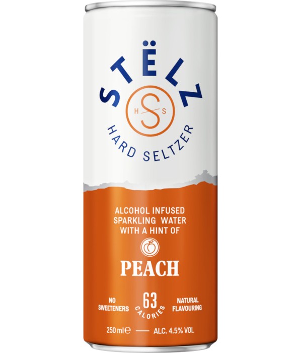 Stëlz Hard Seltzer Peach bij t Bockje in Bathmen
