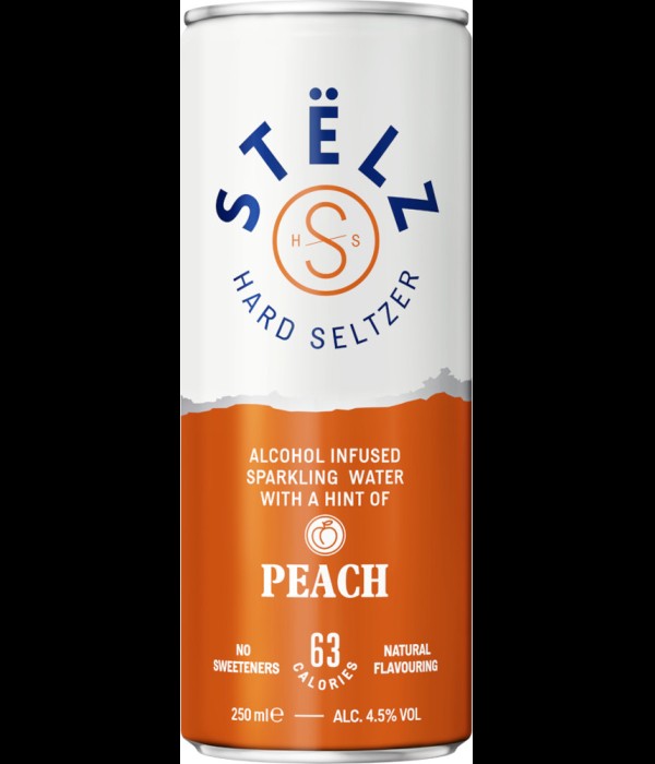 Stëlz Hard Seltzer Peach bij t Bockje in Bathmen
