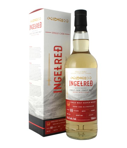 Fles Ingelred Caol Ila 10Y 2011, single malt whisky, op voorraad bij slijterij t Bockje in Bathmen