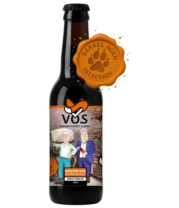 Brouwerij Vos Houten Vos #5 Barrel Aged serie bij t Bockje in Bathmen
