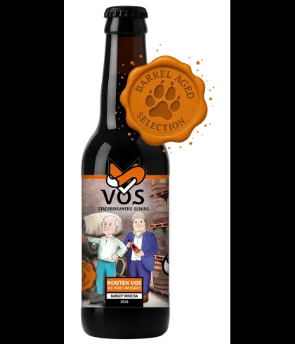 Brouwerij Vos Houten Vos #5 Barrel Aged serie, bier op voorraad bij slijterij t Bockje in Bathmen