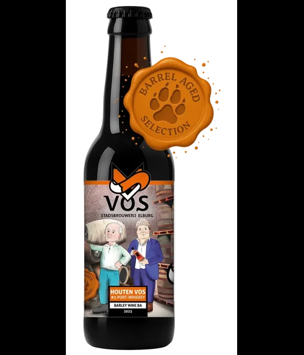 Brouwerij Vos Houten Vos #5 Barrel Aged serie bij t Bockje in Bathmen