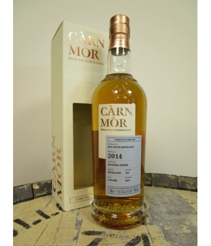 Fles Càrn Mòr Ben Nevis 2014 Madeira Finish, single malt whisky, op voorraad bij slijterij t Bockje in Bathmen