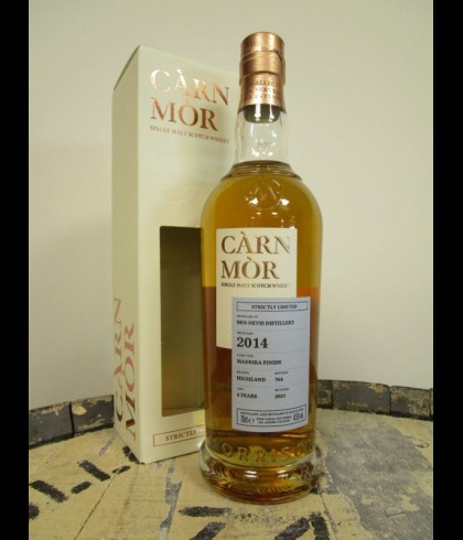 Fles C&agrave;rn M&ograve;r Ben Nevis 2014 Madeira Finish, single malt whisky, op voorraad bij slijterij t Bockje in Bathmen