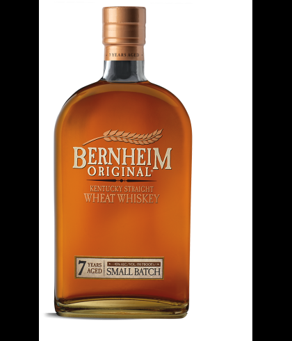 Fles Bernheim Original 7 Years Old Kentucky Straight Wheat Whiskey, whisky, op voorraad bij slijterij t Bockje in Bathmen