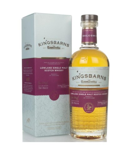 Fles Lowland single malt van Kingsbarns, op voorraad bij slijterij t Bockje in Bathmen