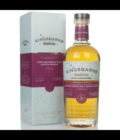 Fles Lowland single malt van Kingsbarns, op voorraad bij slijterij t Bockje in Bathmen