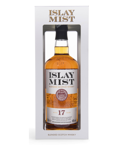 Fles blended Scotch van Islay Mist, op voorraad bij slijterij t Bockje in Bathmen