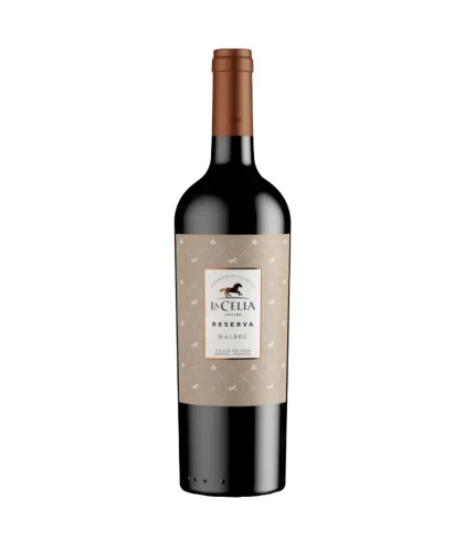 Fles La Celia Reserva Malbec, wijn, op voorraad bij slijterij t Bockje in Bathmen