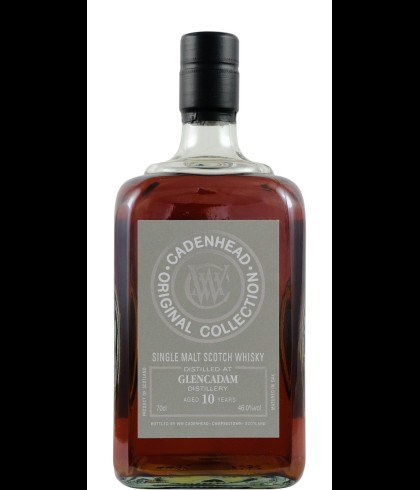 Fles Cadenhead&rsquo;s Glencadam 10 Years Old, single malt whisky, op voorraad bij slijterij t Bockje in Bathmen