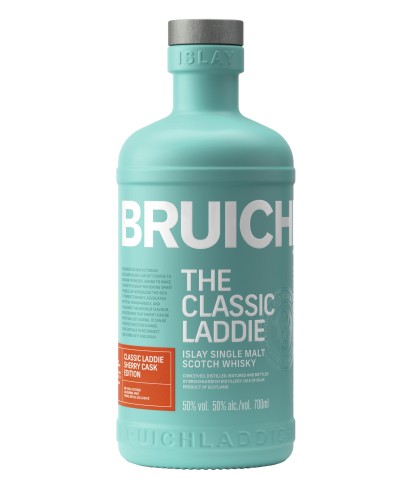 Fles Bruichladdich The Classic Laddie Sherry Cask Edition, whisky, op voorraad bij slijterij t Bockje in Bathmen