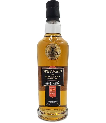 Fles Schotse Speyside single malt van The Macallan, op voorraad bij slijterij t Bockje in Bathmen