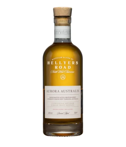 Fles Hellyers Road Aurora Australis, single malt whisky, op voorraad bij slijterij t Bockje in Bathmen