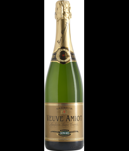 Fles Veuve Amiot Demi-Sec, wijn op voorraad bij slijterij t Bockje in Bathmen