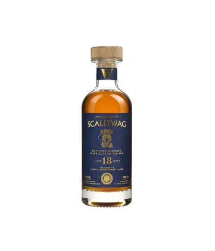 Fles Scallywag 18 Years Old, Speyside blended malt van Douglas Laing, op voorraad bij slijterij ’t Bockje in Bathmen