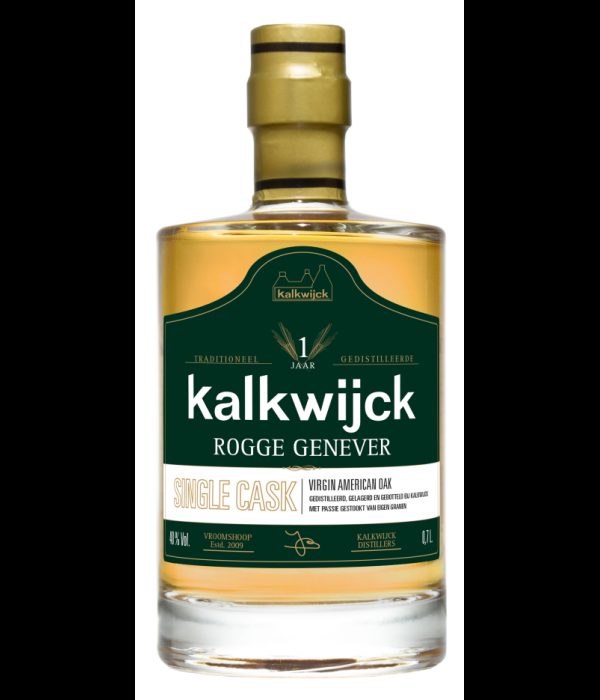 Kalkwijck Rogge Genever Single Cask bij t Bockje in Bathmen
