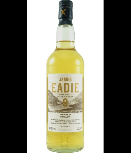 Fles James Eadie Teaninich 2010 9 Years Old, Highland single malt whisky uit Alness, op voorraad bij slijterij t Bockje in Bathmen