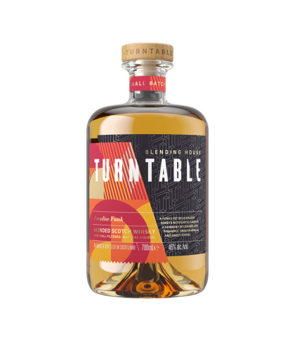Fles Turntable Paradise Funk, Schotse blended whisky van Turntable uit Glasgow, op voorraad bij slijterij t Bockje in Bathmen