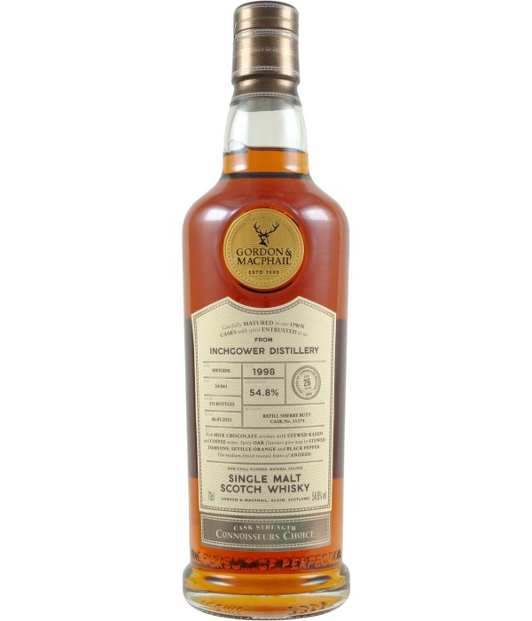 Gordon & MacPhail Inchgower 26 Years Old 1998 bij t Bockje in Bathmen