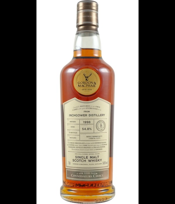 Gordon & MacPhail Inchgower 26 Years Old 1998 bij t Bockje in Bathmen