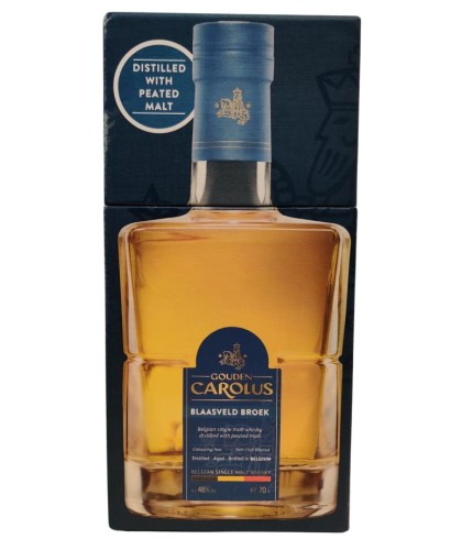 Fles Belgische single malt whisky van Stokerij De Molenberg, op voorraad bij slijterij ’t Bockje in Bathmen