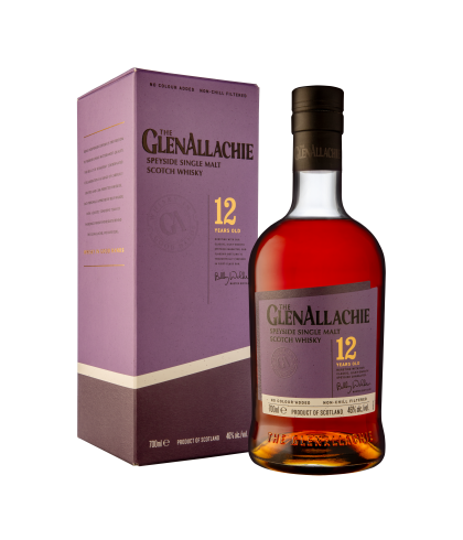 Fles GlenAllachie 12 Years Old, single malt whisky, op voorraad bij slijterij t Bockje in Bathmen