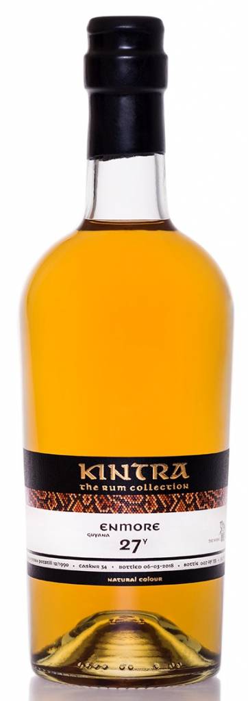 Fles Kintra The Rum Collection Enmore Guyana 27 Years Old Vintage 1990, rum, op voorraad bij slijterij t Bockje in Bathmen