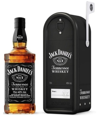 Geschenk Jack Daniel's Black Mailbox, bij slijterij ’t Bockje in Bathmen