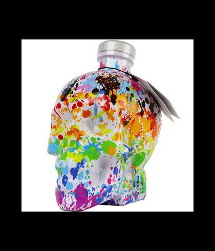 Fles Crystal Head Paint Your Pride Edition met keramische laag, wodka, bij slijterij t Bockje in Bathmen