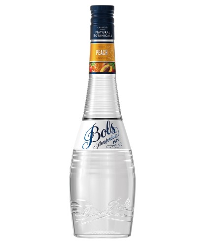 Likeur Bols Peach van Bols, bij slijterij ’t Bockje in Bathmen