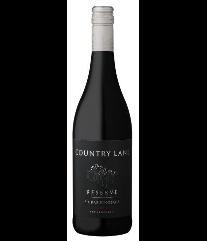 Fles Country Lane Reserve Shiraz-Pinotage, Stellenbosch-Zuid Afrika, wijn op voorraad bij slijterij t Bockje in Bathmen