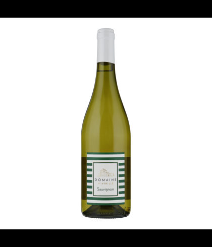 Fles Domaine d'Avrillé Sauvignon Blanc, IGP Val de Loire, wijn op voorraad bij slijterij t Bockje in Bathmen