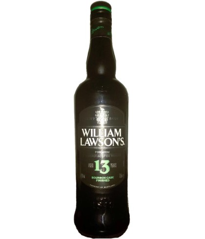 Fles William Lawson's 13Y, whisky, op voorraad bij slijterij t Bockje in Bathmen