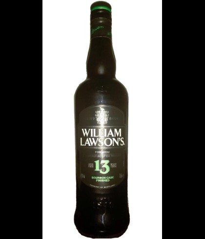 Fles William Lawson's 13Y, whisky, op voorraad bij slijterij t Bockje in Bathmen