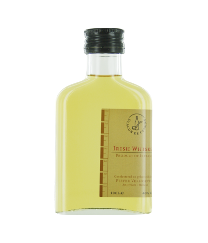 Fles Cuisine Keukenflesje Irish Whiskey, whisky, op voorraad bij slijterij t Bockje in Bathmen
