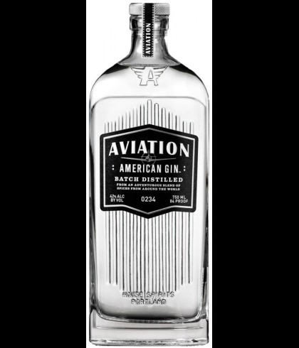 Fles Aviation American Gin Batch Distilled, gin, op voorraad bij slijterij t Bockje in Bathmen