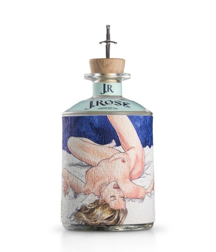 Fles J.Rose London Dry Artisan Gin #3, gin, op voorraad bij slijterij t Bockje in Bathmen