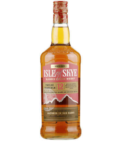 Fles blended Scotch van Isle of Skye, op voorraad bij slijterij t Bockje in Bathmen